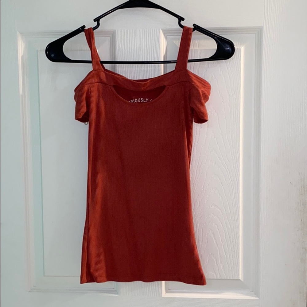 Off the shoulder shirt